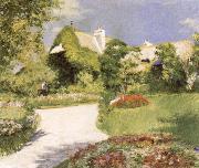 Gustave Caillebotte Farmhouse at Trouville